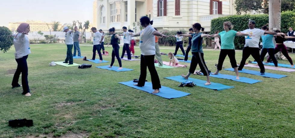 To mark IDY2025, a special Yoga workshop for diplomats was held at India House on 5th June